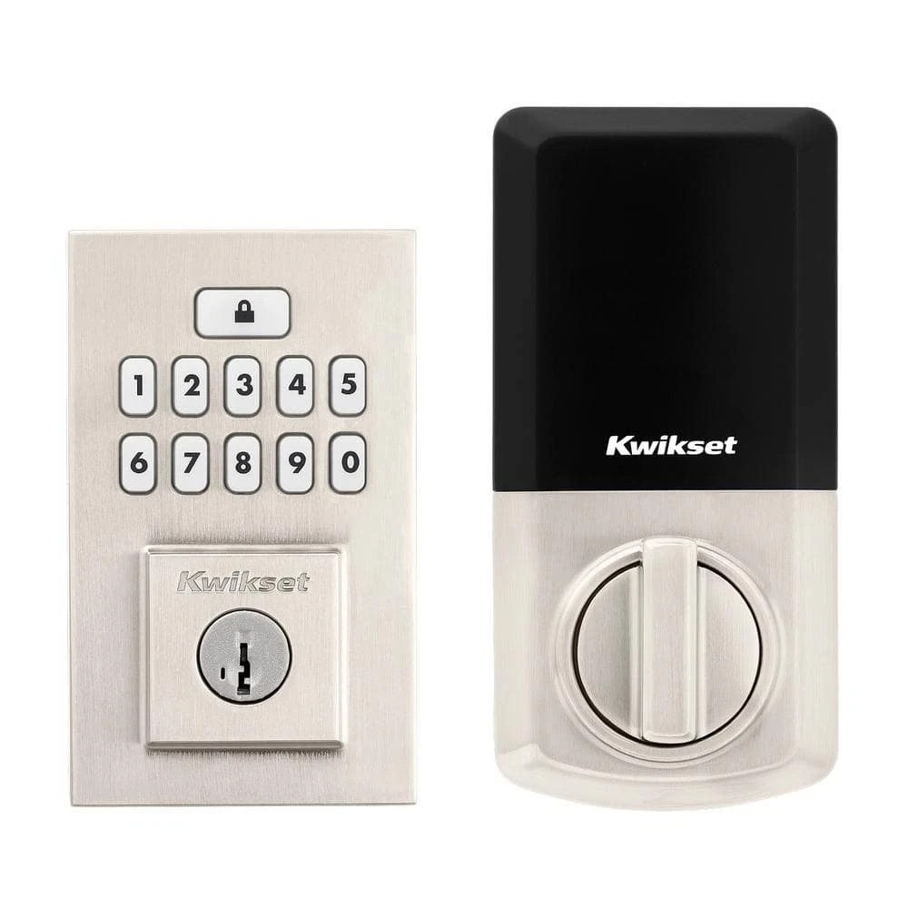 Kwikset SmartCode 9260 Satin Nickel Keypad Electronic Deadbolt w/ SmartKey NIB